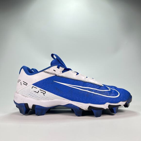 Nike Vapor Edge Shark 2 Blue Football Cleats Turf Shoes DH5088-400 Mens Size 8.5 - Picture 1 of 10